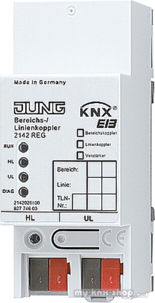 Jung 0828029 - KNX Bereichs/Linienkoppl. 2142 REG