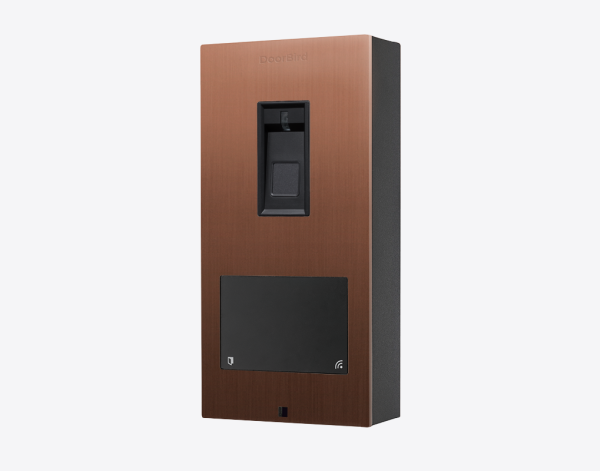 Doorbird IP Zutrittskontrollsystem A1122 Aufputz Fingerprint 50 Bronze-Optik