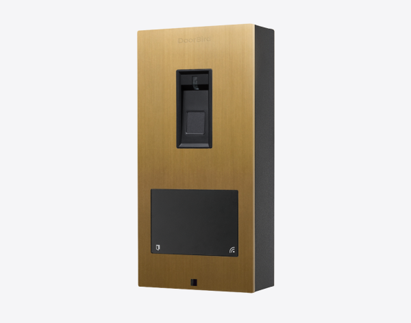 Doorbird IP Zutrittskontrollsystem A1122 Aufputz Fingerprint 50 Gold-Optik