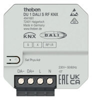 Theben DU 1 DALI S RF KNX  DALI Funk-Aktor 1-fach,...