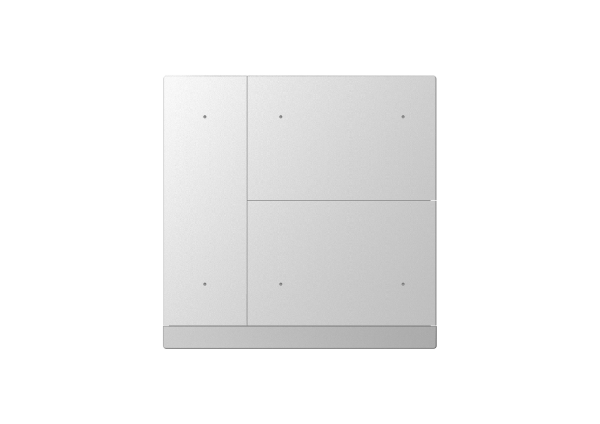 GVS KNX WALTZ Tastsensor+ Aluminium Silber 3-fach - CHPB-06/02.1.22