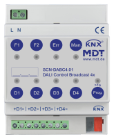 MDT SCN-DABC4.01 DALI Control Broadcast Gateway, 4 Kanal,...