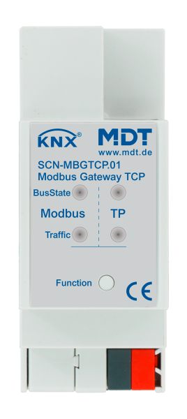 MDT SCN-MBGTCP.01 KNX Modbus Gateway TCP, 2TE, REG