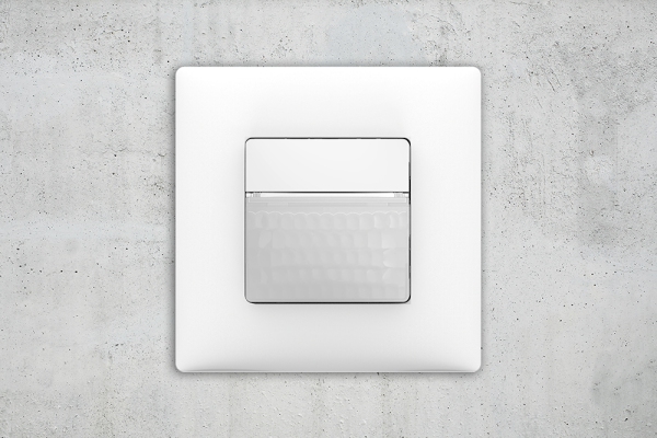Theben theMura P180 KNX UP WH Präsenzmelder (PIR) Wandmontage Unterputz, innen, 14 x 17 m, 1 x Licht, 1 x HKL, weiß