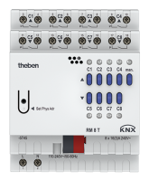 Theben RM 8 T KNX Kombiaktor 8/4-fach, 16 A 140 µF,...