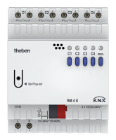 Theben RM 4 U KNX Schaltaktor 4-fach, 16 A 200 µF,...