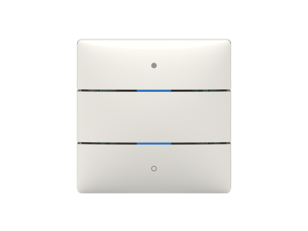 Theben iON 102 KNX Tastsensor 2 Tasten, 2 LEDs, integrierter Temperatursensor, weiß