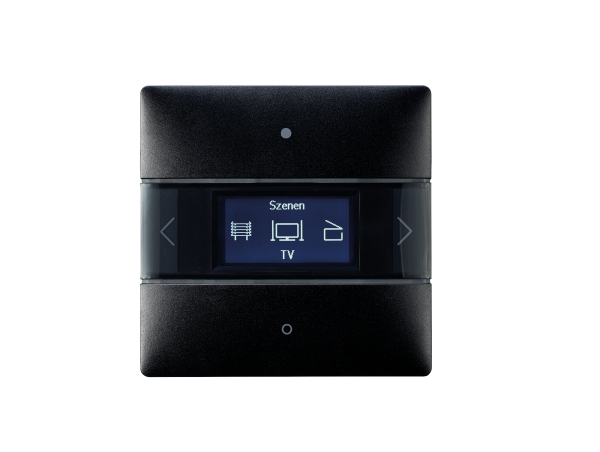 Theben iON 108 KNX BK Raumcontroller 20 Funktionen, integrierter Temperaturregler, schwarz