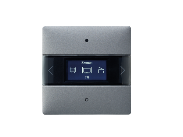 Theben iON 108 KNX SR Raumcontroller 20 Funktionen, integrierter Temperaturregler, silber