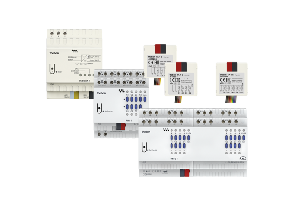 Theben KNX Set 2 FIX Set Beleuchtung und Steuerung Jalousie, DIN-Schiene, Gebäudeautomation, Hutschiene
