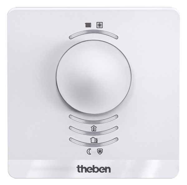 Theben RAMSES 718 S KNX Einzelraum-Temperaturregler KNX-Raumthermostat, Stetigregelung oder