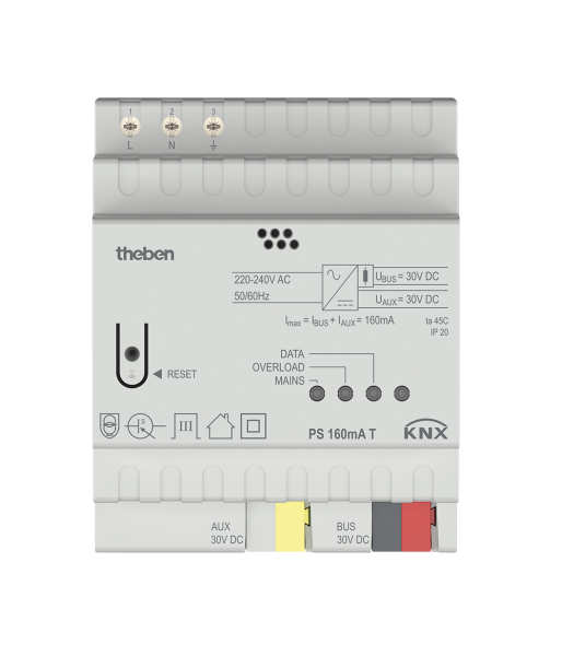 Theben PS 160 mA T KNX Spannungsversorgung mit 30 V DC Hilfsspannung