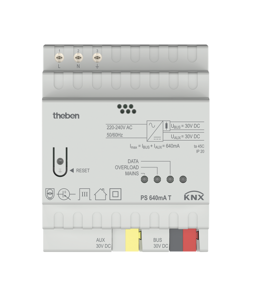 Theben PS 640 mA T KNX Spannungsversorgung mit 30 V DC Hilfsspannung