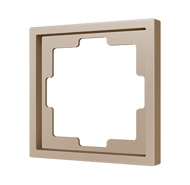 Zennio ZS70FR1C ZS70. Rahmen - 1 Modul - Champagne