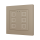 Zennio ZVIT55X6C Tecla 55 X6. Kapazitiver Taster 55x55 - 6 Tasten - Champagne (Rahmen nicht enthalten)