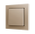 Zennio ZS551PB1C ZS55. Soft Einfachtaster für 1 Binäreingang 55x55 mm – Champagne