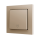 Zennio ZS551PB1CC ZS55. Soft Einfachtaster für 1 Binäreingang 55x55 mm – Champagne - Custom Design. Minimum: 100 Einheiten pro Design