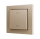 Zennio ZS551PB2CC ZS55. Soft Einfachtaster für 2 Binäreingänge 55x55 mm – Champagne - Custom Design. Minimum: 100 Einheiten pro Design