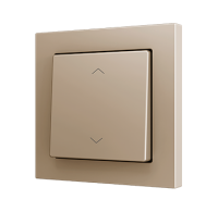 Zennio ZS551PB2SHC ZS55. Soft Einfachtaster für...