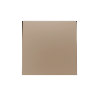 Zennio 830001704 ZS55. Einfachschalterabdeckung 55x55 mm...