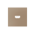Zennio 830002504 ZS55. Abdeckung für HDMI Einsatz 55x55 mm - Champagne