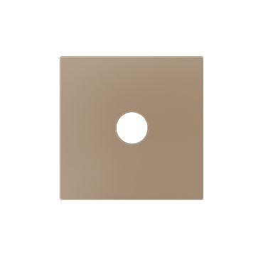 Zennio 830002704 ZS55. Abdeckung für Klinke 3.5mm Einsatz 55x55 mm - Champagne