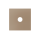 Zennio 830002704 ZS55. Abdeckung für Klinke 3.5mm Einsatz 55x55 mm - Champagne