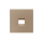 Zennio 830001204 ZS55. Abdeckung für  RJ45 Anschluß 55x55 mm - 1 Modul - Champagne