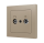 Zennio 830001504  ZS55. Abdeckung für TV/R Einsatz 55x55 mm - Champagne