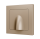 Zennio 830002104 ZS55. Kabelauslass-Abdeckung 55x55 mm - Champagne
