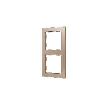 Zennio 980000204 ZS55. Rahmen - 2 Module - Champagne