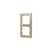 Zennio 980000204 ZS55. Rahmen - 2 Module - Champagne