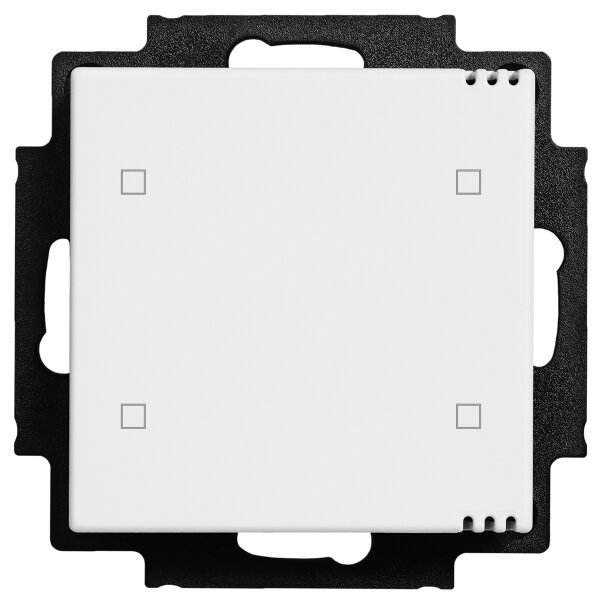 Hugo Müller KNX Tastsensor 4-fach CO2, Luftfeuchte 4 neutrale Tasten weiß TS 67.00 knx4