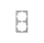 Zennio ZS70 Rahmen - 2 Module - Silber - ZS70FM2S