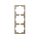 Zennio ZS70 Rahmen - 3 Module - Champagne - ZS70FM3C