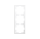 Zennio ZS70 Rahmen - 3 Module -  Weiß matt - ZS70FM3MW