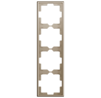 Zennio ZS70 Rahmen - 4 Module - Champagne - ZS70FM4C