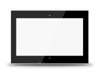 PEAKnx Control 12 Frontglas Schwarz ohne Logo