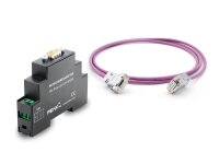 PEAKnx D-Sub Hutschienenadapter Set
