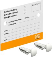 OBO BETT. Kennzeichnungsschild KS-S DE