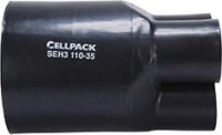 Cellpack Schrumpf-Aufteilkappe f.4x120-30 SEH4/95-36/schwarz
