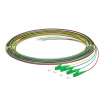 KAISER Pigtail LC/APC, SX, G.657. 4St(rt, grü, bl, g...