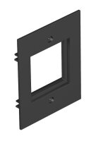 OBO BETT. Abdeckplatte 1f Modul 45 in T12L T12L P15S 9011