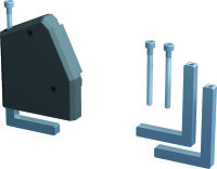 Bachmann DESK Haltewinkelset bis 50mm 930.120