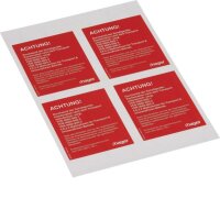 Hager Schaltgerätekombination Hinweisschild FZ10TS2D