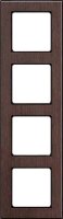 PEHA Rahmen 4-fach Holz wenge-psw D 20.674.200.192