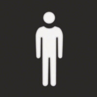 Berker Folie mit Symbol Mann f.LED-Signallicht 19058001