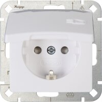 Kopp HK05 - Schutzkontakt- Steckdose, arktis-ws 920802008