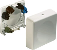 ABL Geräteanschluss-Dose AP 5x6/Doppelklemmen 2505