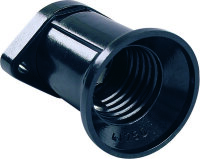 Bachmann ILLU-Fassung E27 sw m.Befestigungssockel 740.011